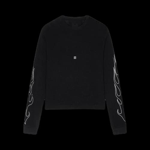 Givenchy Boxy Fit Long-Sleeve T-Shirt 'Black'
