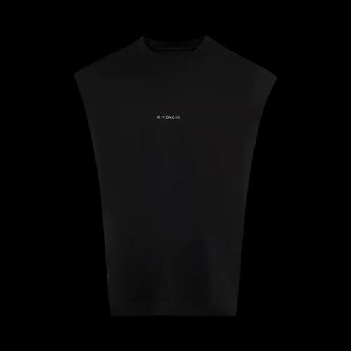Givenchy Standard Fit Sleeveless T-Shirt 'Black'