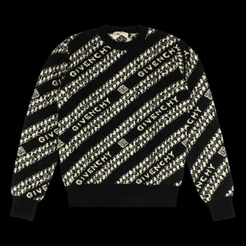 Givenchy Logo Crewneck Sweater 'Black'