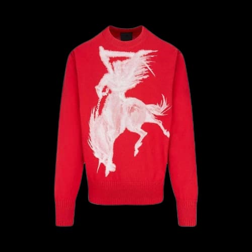 Givenchy Reaper Printed Crewneck 'Red'