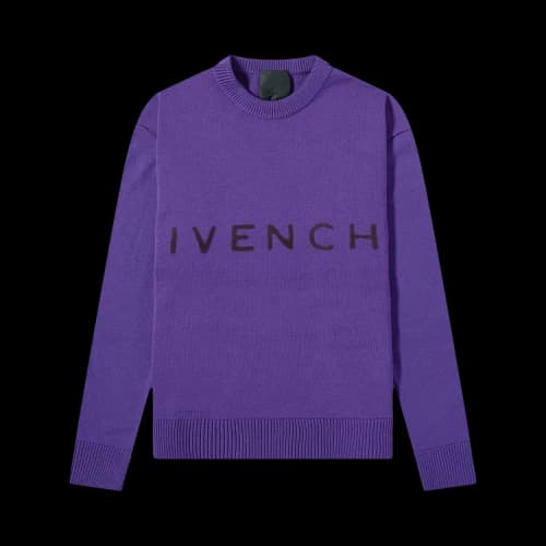 Givenchy Knitwear Sweater 7Gg Classic Merino Wool 'Purple'