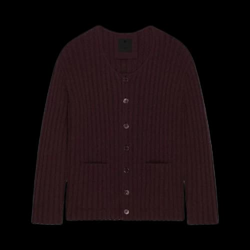 Givenchy Cashmere Cardigan 'Burgundy'