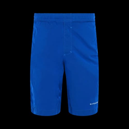 Givenchy Logo Embroidered Swim Shorts Mineral Blue