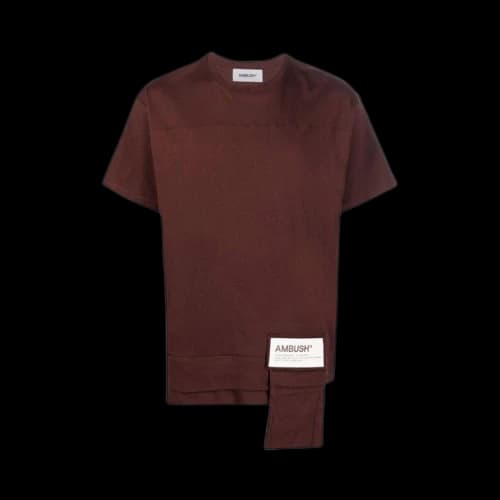 Ambush Waist Pocket T-Shirt 'Deep Magogany/Tofu'