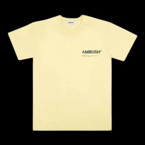 Ambush Flan Workshop Short-Sleeve T-Shirt 'Yellow'