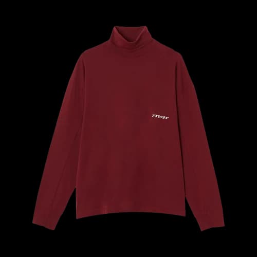 Ambush Long-Sleeve Turtleneck 'Burgundy'