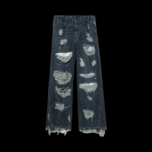 Ader Error Distressed Effect Jeans 'Blue'
