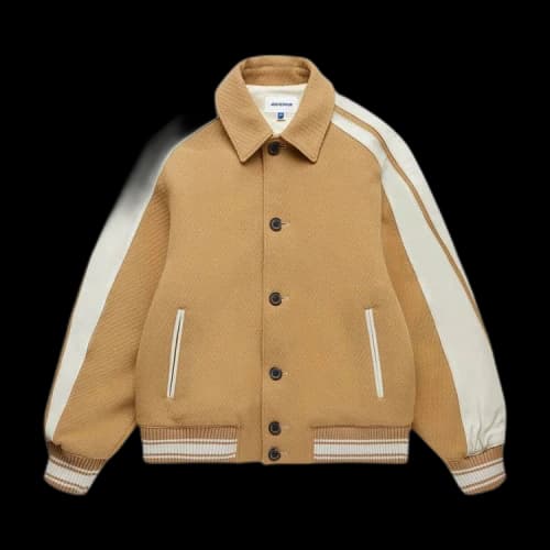 Ader Error Button Up Bomber Jacket 'Beige'