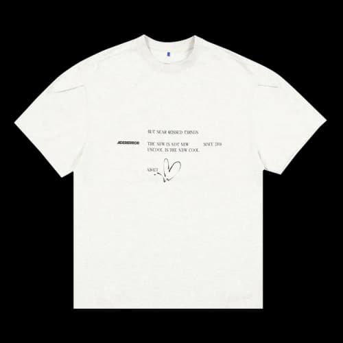 Ader Error T-Shirt 'Oatmeal'