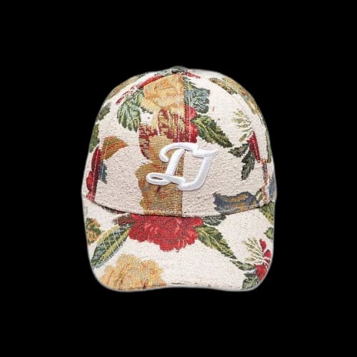 Ader Error Floral Cap 'Ivory'