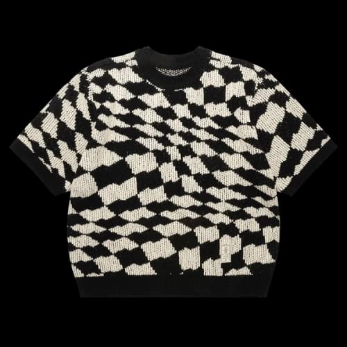 Ader Error Wave Knit Sweater 'Black'