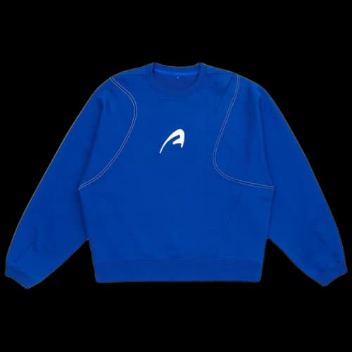 Ader Error Graphic Printed Sweatshirt 'Blue'