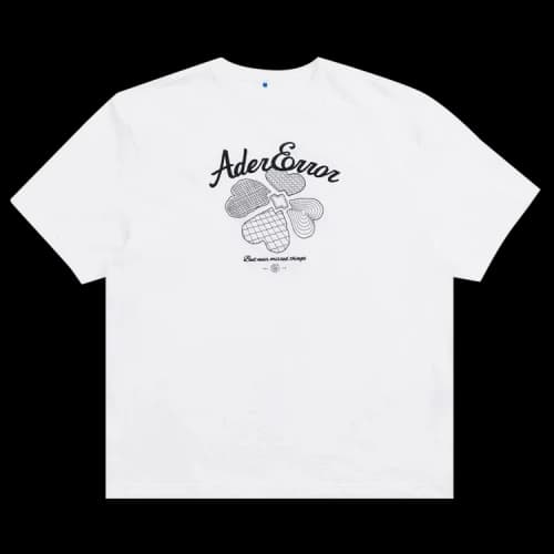 Ader Error Stitch Detail Logo T-Shirt 'White'
