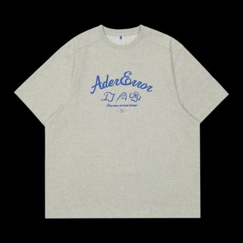 Ader Error Printed Logo T-Shirt 'Grey'