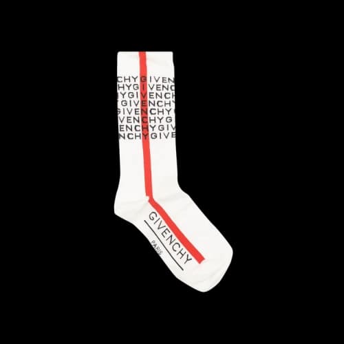 Givenchy Logo Socks 'White'