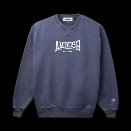 Ambush Logo Crewneck Sweatshirt 'Blue'