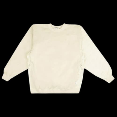 Ambush Quilted Crewneck Sweatshirt 'White'