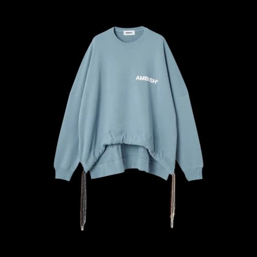 Ambush Mutlicord Crewneck Sweatshirt 'Light Blue'