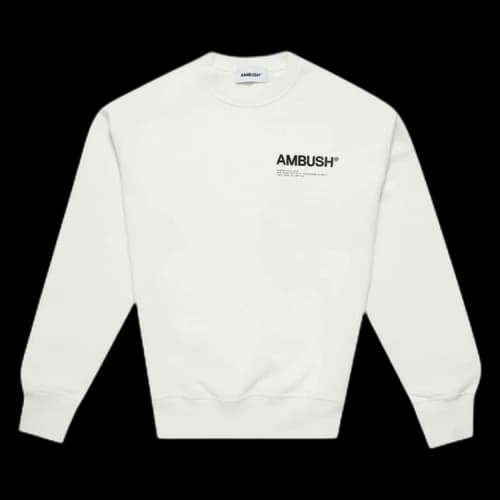 Ambush Fleece Workshop Crewneck 'Tofu'