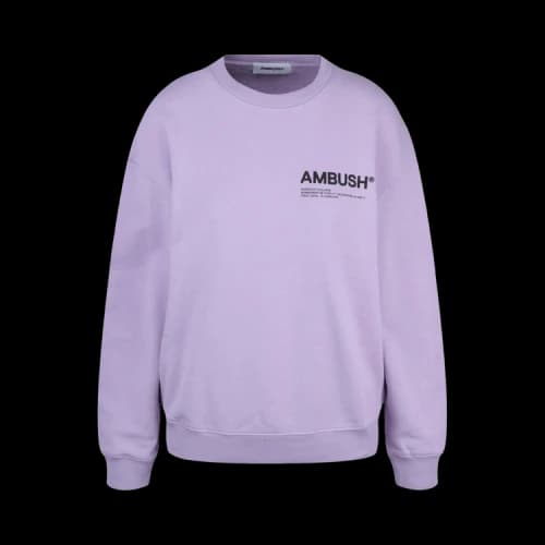 Ambush Fleece Workshop Crewneck Sweater 'Purple'