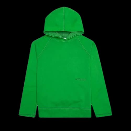 Ambush Raw Edge Hoodie 'Green'
