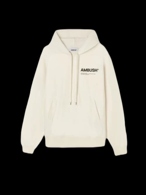 Ambush Fleece Workshop Hoodie Tofu/Black