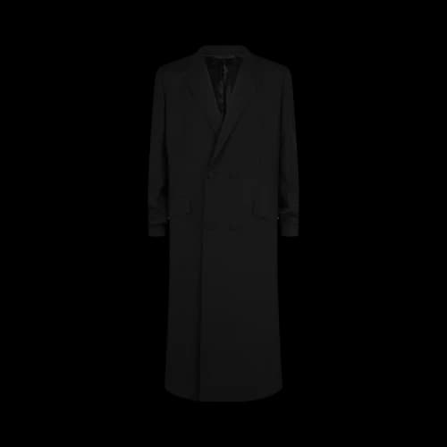 Givenchy Slim Fit Double Breasted Coat 'Black'