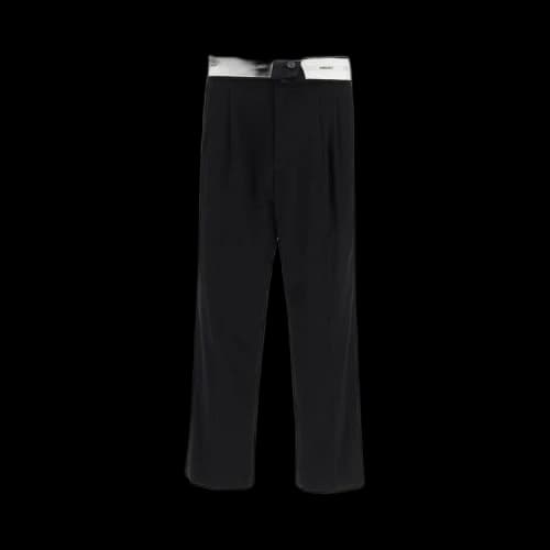 Ambush Wide Leg Wool Trouser 'Black'