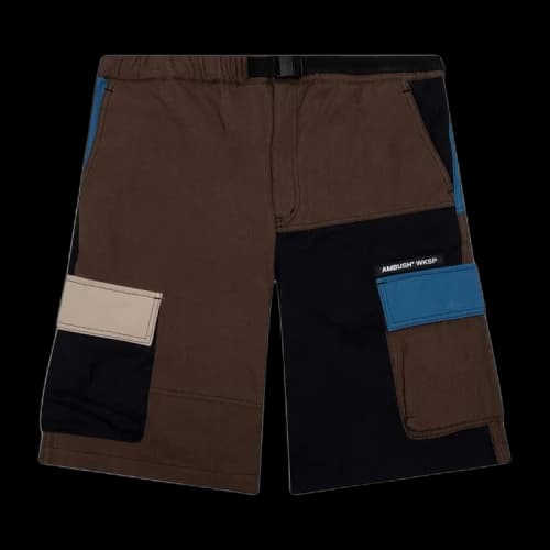 Ambush Panelled Cargo Shorts 'Brown'