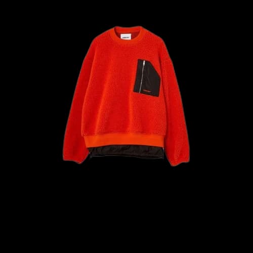 Ambush Fleece Top 'Orange'