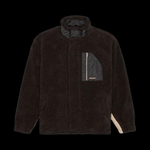 Ambush Fleece Zip Top 'Brown/Beige'
