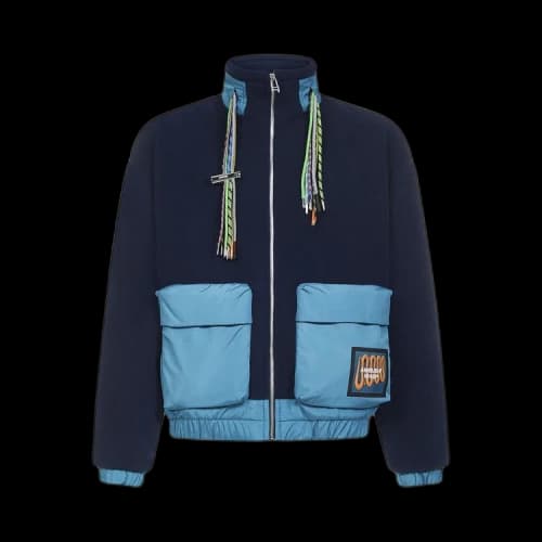 Ambush Multicord Fleece Pocket Jacke 'Navy Blue'