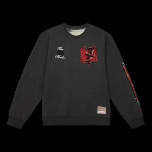 Mitchell & Ness x NBA Chicago Bulls 1991 Finals Pullover Sweatshirt 'Grey'