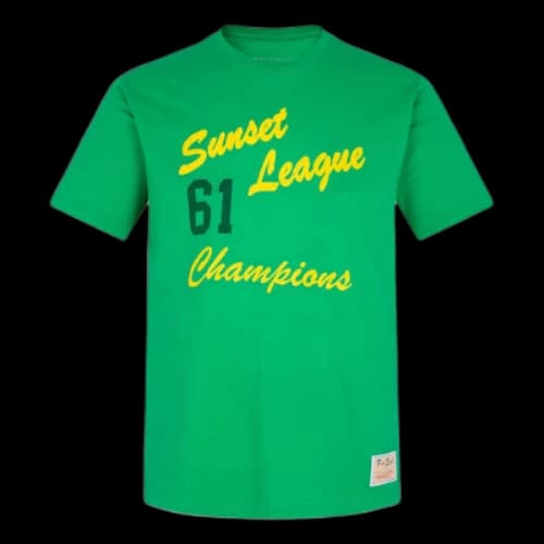 Mitchell & Ness x Fred Segal Sunset League T-shirt 'Green'