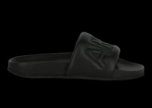 Ambush Quilted Logo Slides Black
