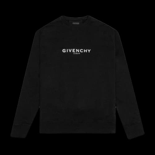 Givenchy Classic Fit Sweatshirt With Reverse Print 'Black'