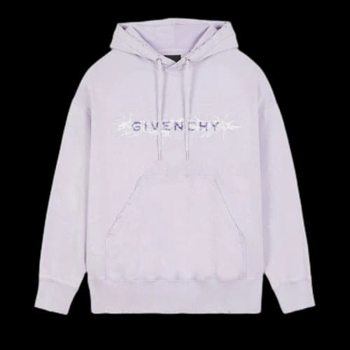 Givenchy Barbed Wire Oversized Hoodie 'Lilac'