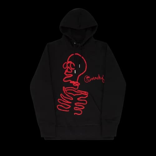 Givenchy Classic Fit Embroidered Hoodie 'Black'