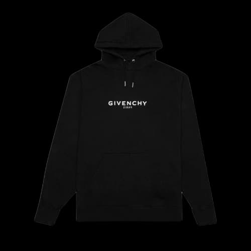 Givenchy Reverse Hoodie in Fleece Black