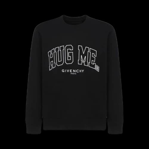 Givenchy Slim Fit Embroidery Sweatshirt 'Black'