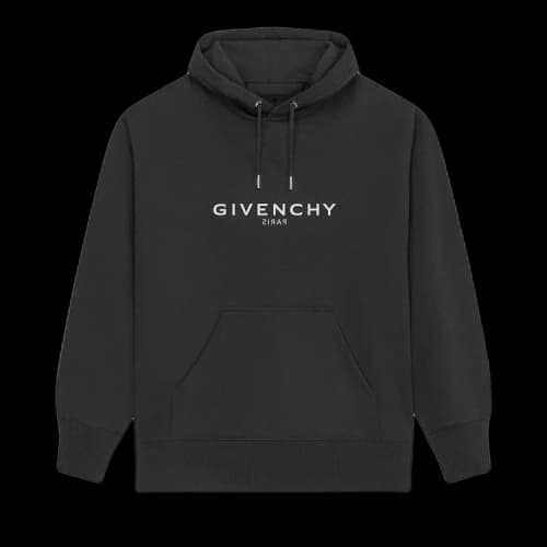Givenchy Logo Print Hoodie 'Charcoal'