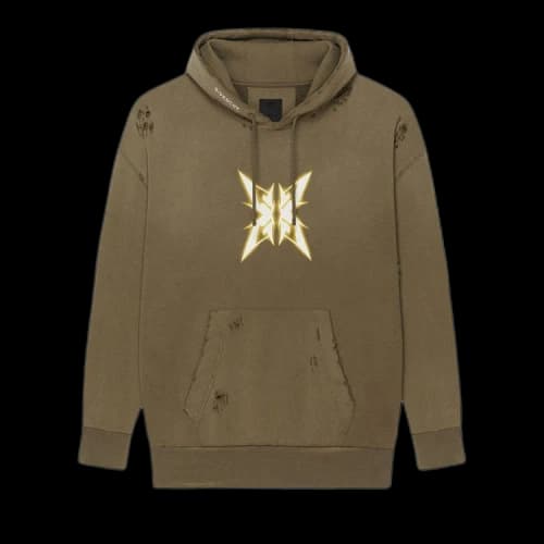 Givenchy Boxy Fit Hoodie With Pocket Base 'Khaki'