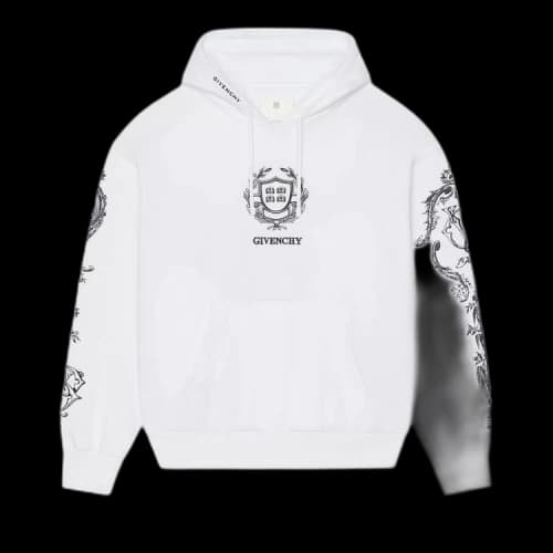 Givenchy Boxy Fit Hoodie 'White'