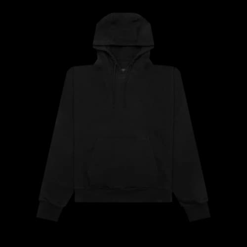 Givenchy Logo Embossed Hoodie 'Black'