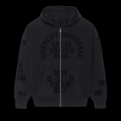 Givenchy Zip Hoodie 'Black'