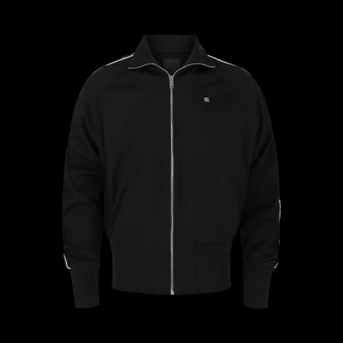 Givenchy Logo Tape Zipped Jacket Black