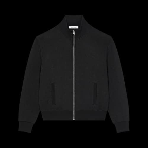 Givenchy Quilted Zipped Sweatshirt 'Black'