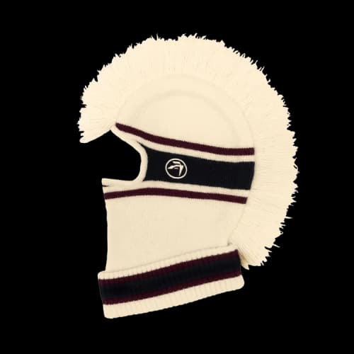 Ambush Fringe Knit Balaclava 'White'