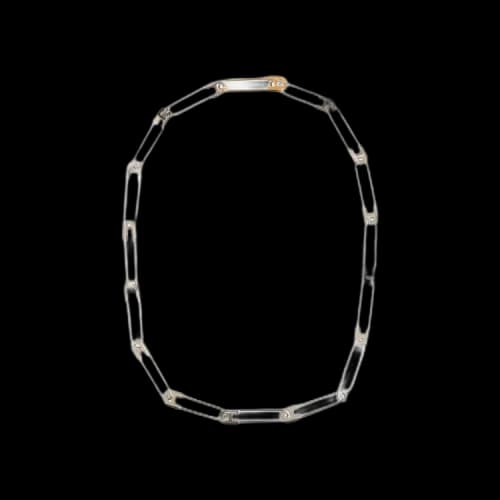 Ambush Small Safety Pin Necklace 'Silver'