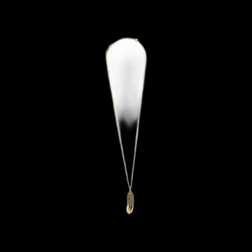 Ambush Feather Charm Necklace 'Gold'